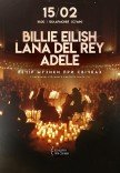 Billie Eilish, Lana Del Rey, Adele при свічках